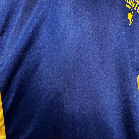 Vintage Diadora Lexington SC USA Yellow Blue 30 Jersey Retro Soccer Football - Picture 16 of 16